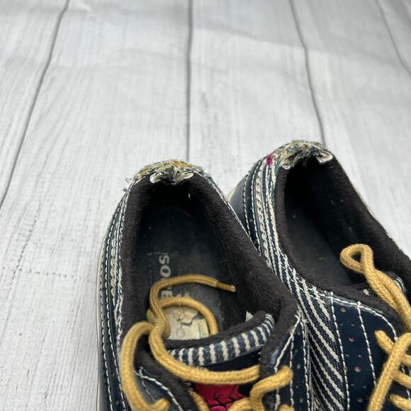 Sorel Tivoli NL 1628-007 Oxfords Navy Waterproof Duck Shoes Leather US 7 Men's - Picture 6 of 11